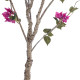 GloboStar® Artificial Garden BOUGAUVILLEA 20676 Τεχνητό Διακοσμητικό Φυτό με Ανθη Μπουκανβίλιας Φουξ Υ180cm