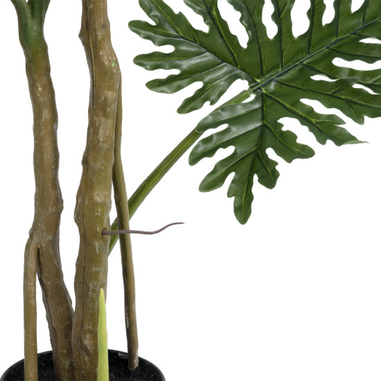 GloboStar® Artificial Garden PHILODENDRON 20683 Τεχνητό Διακοσμητικό Φυτό Φυλλόδενδρο Υ90cm