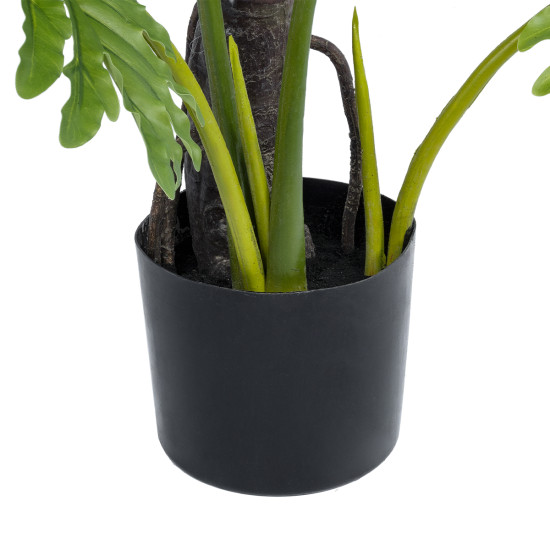 GloboStar® Artificial Garden PHILODENDRON 20686 Τεχνητό Διακοσμητικό Φυτό Φυλλόδενδρο Υ110cm