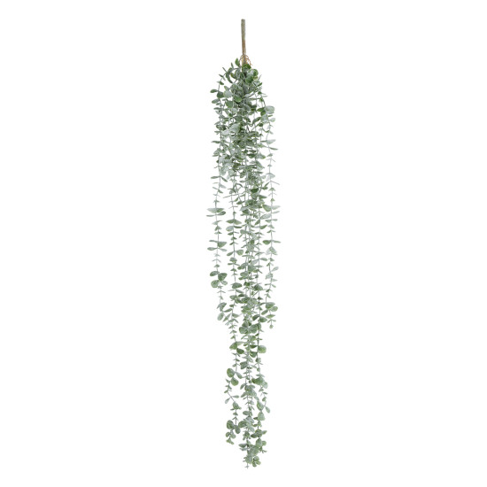 GloboStar® Artificial Garden HANGING EUCALYPTUS 20807 Τεχνητό Διακοσμητικό Κρεμαστό Φυτό Ευκάλυπτος Μ16 x Π9 x Υ105cm