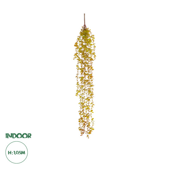 GloboStar® Artificial Garden HANGING EUCALYPTUS 20808 Τεχνητό Διακοσμητικό Κρεμαστό Φυτό Ευκάλυπτος Μ16 x Π9 x Υ105cm