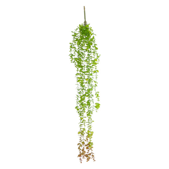 GloboStar® Artificial Garden HANGING EUCALYPTUS 20809 Τεχνητό Διακοσμητικό Κρεμαστό Φυτό Ευκάλυπτος Μ16 x Π9 x Υ105cm