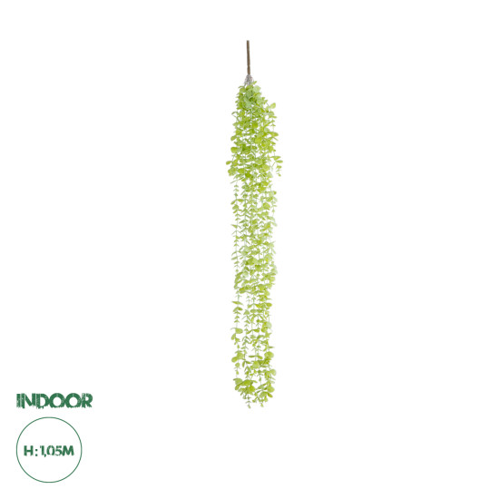 GloboStar® Artificial Garden HANGING EUCALYPTUS 20811 Τεχνητό Διακοσμητικό Κρεμαστό Φυτό Ευκάλυπτος Μ16 x Π9 x Υ105cm