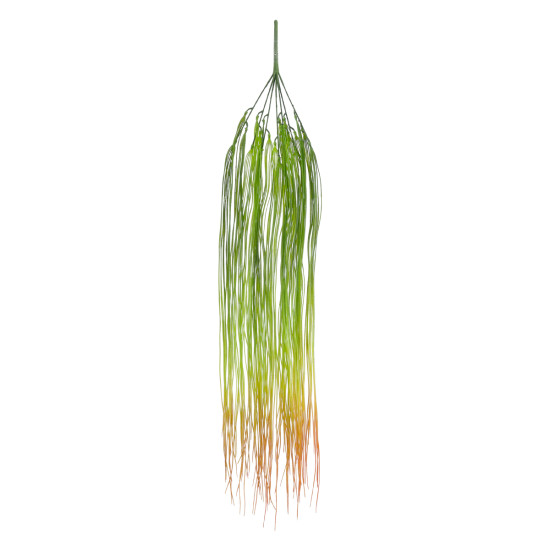 GloboStar® Artificial Garden HANGING GRASS 20815 Τεχνητό Διακοσμητικό Κρεμαστό Φυτό Grass Μ18 x Π4 x Υ81cm