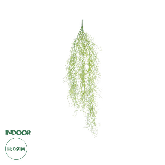 GloboStar® Artificial Garden HANGING AIR GRASS 20819 Τεχνητό Διακοσμητικό Κρεμαστό Φυτό Air Grass Μ22 x Π10 x Υ91cm