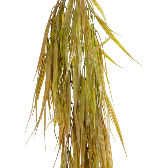 GloboStar® Artificial Garden HANGING CORN GRASS 20824 Τεχνητό Διακοσμητικό Κρεμαστό κλαδί Καλαμπόκι Μ23 x Π10 x Υ91cm