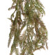 GloboStar® Artificial Garden HANGING FERN BRANCH  20832 Τεχνητό Διακοσμητικό Κρεμαστό κλαδί Φτέρης Μ30 x Π8 x Υ87cm