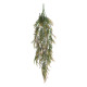 GloboStar® Artificial Garden HANGING FERN 20840 Τεχνητό Διακοσμητικό Κρεμαστό Φυτό Φτέρη Μ25 x Π12 x Υ85cm