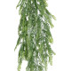 GloboStar® Artificial Garden HANGING FERN 20841 Τεχνητό Διακοσμητικό Κρεμαστό Φυτό Φτέρη Μ25 x Π12 x Υ85cm