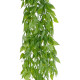 GloboStar® Artificial Garden HANGING LIMA BEAN 20845 Τεχνητό Διακοσμητικό Κρεμαστό Φυτό Φασόλι Λίμα Μ29 x Π10 x Υ86cm