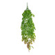 GloboStar® Artificial Garden HANGING LIMA BEAN 20846 Τεχνητό Διακοσμητικό Κρεμαστό Φυτό Φασόλι Λίμα Μ29 x Π10 x Υ86cm