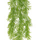 GloboStar® Artificial Garden HANGING BARLEY 20857 Τεχνητό Διακοσμητικό Κρεμαστό Φυτό Κριθάρι Μ26 x Π15 x Υ81cm