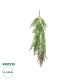 GloboStar® Artificial Garden HANGING FERN 20862 Τεχνητό Διακοσμητικό Κρεμαστό Φυτό Φτέρη Μ28 x Π15 x Υ90cm