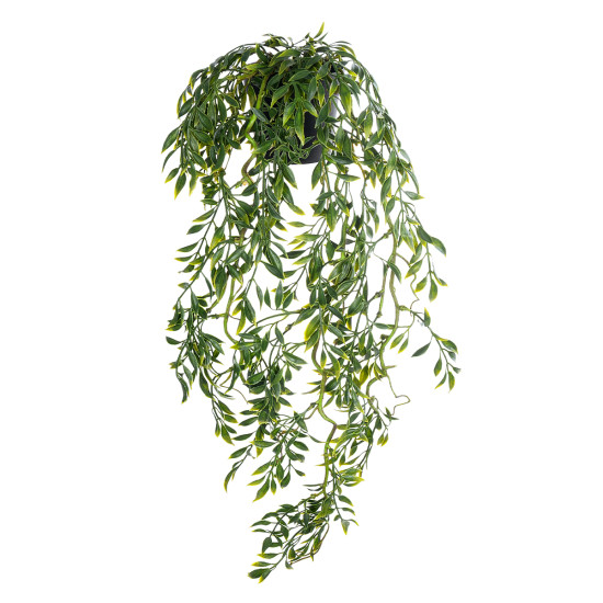 GloboStar® Artificial Garden HANGING NANDINA 20868 - Τεχνητό Κρεμαστό Διακοσμητικό Φυτό Ναντίνα Φ20 x Y60cm