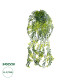 GloboStar® Artificial Garden HANGING FERN 20877 - Τεχνητό Κρεμαστό Διακοσμητικό Φυτό Φτέρη  Φ23 x Y70cm