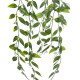 GloboStar® Artificial Garden HANGING DUTCH BEAN 20883 - Τεχνητό Κρεμαστό Διακοσμητικό Φυτό Ολλανδικό Φασόλι Φ28 x Y70cm