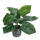 GloboStar® Artificial Garden ANTHURIUM 20892 Τεχνητό Διακοσμητικό Φυτό Ανθούριο Φ40 x Υ33cm