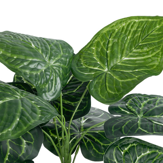 GloboStar® Artificial Garden ANTHURIUM 20892 Τεχνητό Διακοσμητικό Φυτό Ανθούριο Φ40 x Υ33cm