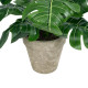 GloboStar® Artificial Garden MONSTERA POTTED PLANT 20895 - Διακοσμητικό Φυτό Μονστέρα Φ40 x Υ33cm