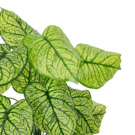 GloboStar® Artificial Garden CALADIUM PLANT 20913 Διακοσμητικό Φυτό Καλάντιουμ Φ55 x Υ75cm