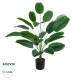 GloboStar® Artificial Garden YOUNG BANANA PLANT 20916 - Διακοσμητικό Φυτό Νεαρή Μπανανιά Φ82 x Υ80cm