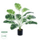 GloboStar® Artificial Garden BANANA PLANT ZEBRA 20929 - Διακοσμητικό Φυτό Μπανανιά Ζέβρα Φ70 x Υ55cm