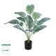 GloboStar® Artificial Garden BANANA PLANT ZEBRA 20930 - Διακοσμητικό Φυτό Μπανανιά Ζέβρα Φ70 x Υ55cm