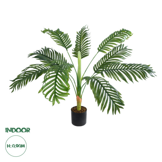 GloboStar® Artificial Garden ARECA PALM PLANT 20936 - Διακοσμητικό Φυτό Αρέκα Φ94 x Υ90cm