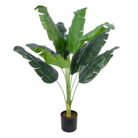 GloboStar® Artificial Garden BANANA PLANT 20939 - Διακοσμητικό Φυτό Μπανανιά Φ70 x Υ90cm