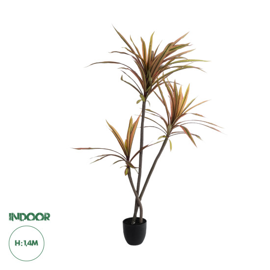 GloboStar® Artificial Garden DRAGON BLOOD TREE 20969 - Τεχνητό Διακοσμητικό Φυτό Δράκαινα Φ100 x Υ140cm