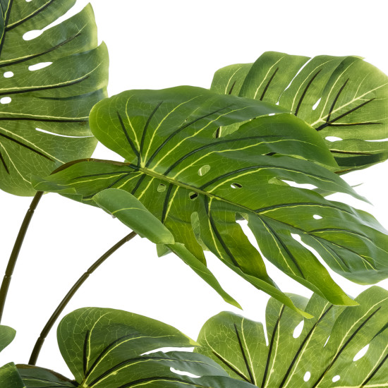 GloboStar® Artificial Garden MONSTERA 20973 - Τεχνητό Διακοσμητικό Φυτό Μονστέρα Φ120 x Υ140cm