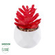 GloboStar® Artificial Garden SUCCULENT CRASSULA 20985 Διακοσμητικό Φυτό Παχύφυτο Κράσουλα Υ10cm