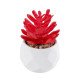 GloboStar® Artificial Garden SUCCULENT CRASSULA 20985 Διακοσμητικό Φυτό Παχύφυτο Κράσουλα Υ10cm