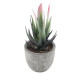 GloboStar® Artificial Garden SUCCULENT ALOE 21008 Διακοσμητικό Φυτό Παχύφυτο Αλόη Υ14cm