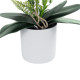 GloboStar® Artificial Garden WHITE - FUCHSIA ORCHID 21078 Διακοσμητικό Φυτό Λευκή - Φούξια Ορχιδέα Υ45cm