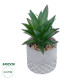 GloboStar® Artificial Garden SUCCULENT ALOE 21096 Διακοσμητικό Φυτό Παχύφυτο Αλόη Υ17cm