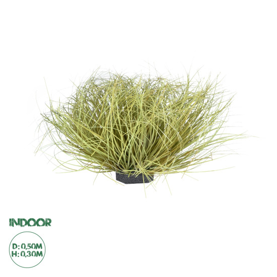 GloboStar® Artificial Garden GRASS BUSH PLANT 21166 Τεχνητό Διακοσμητικό Φυτό Θάμνος Grass Π50cm Y30cm