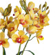 GloboStar® Artificial Garden YELLOW CHERRY CUMBIDIUM 21401 Διακοσμητικό Φυτό Κίτρινο Κυμβίδιο Υ60cm