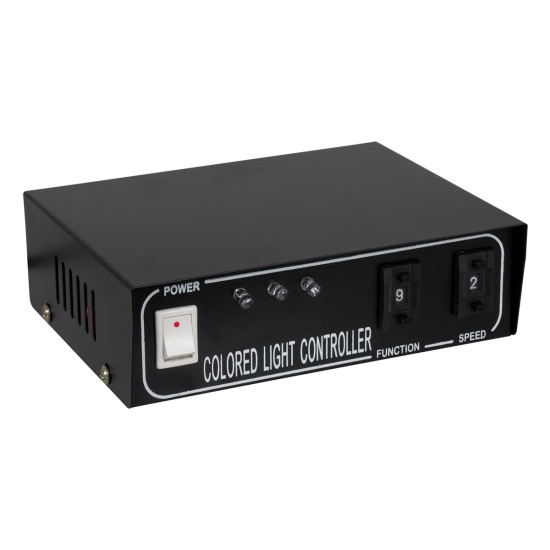 GloboStar® 22612-TUBE RGB Controller - Μεταλλάκτης Τροφοδοσίας AC/DC 230V IP20 για TUBE 360° Degree Neon Flex LED RGB 4 Pin Max 1500W - Έως 100 Μέτρα