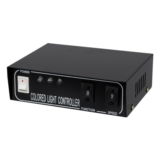 GloboStar® 22612-TUBE RGB Controller - Μεταλλάκτης Τροφοδοσίας AC/DC 230V IP20 για TUBE 360° Degree Neon Flex LED RGB 4 Pin Max 1500W - Έως 100 Μέτρα