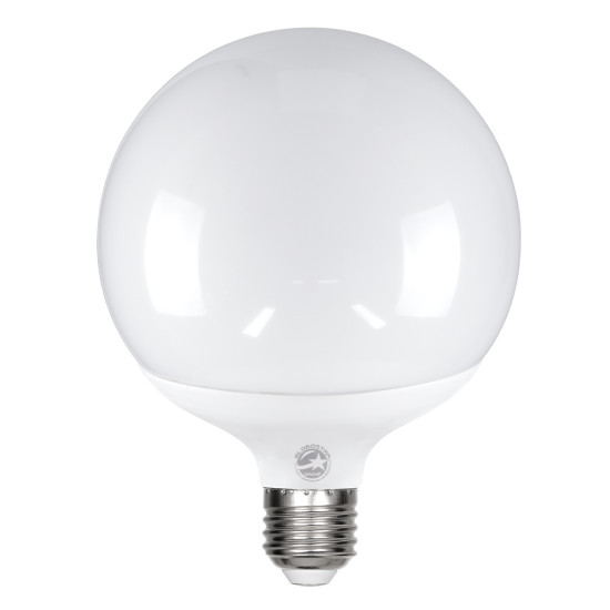 GloboStar® 60043 Λάμπα LED E27 G125 Γλόμπος 20W 1940lm 260° AC 220-240V IP20 Φ12.5 x Υ16cm Φυσικό Λευκό 4500K - 3 Years Warranty