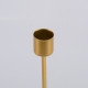 GloboStar® EVELYN 35106 Κηροπήγιο Μεταλλικό Χρυσό Φ9.5 x Υ15cm