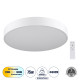 GloboStar® BURTON 61203-S Πλαφονιέρα Οροφής LED CCT 75W 8625lm 120° AC 220-240V - Εναλλαγή Φωτισμού μέσω Τηλεχειριστηρίου All In One Ψυχρό 6000k+Φυσικό 4500k+Θερμό 2700k Dimmable Φ60cm - Λευκό - 3 Years Warranty