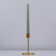 GloboStar® MOUNTAIN-DEW 35206 ΣΕΤ 4 Αρωματικά Κεριά Κηροπηγίου Παραφίνης με Άρωμα Σαπούνι Μασσαλίας Πράσινο Μ2 x Π2 x Υ25cm