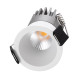 GloboStar® MICRO-S 60237 Χωνευτό LED Spot Downlight TrimLess Φ4cm 5W 625lm 38° AC 220-240V IP20 Φ4 x Υ5.9cm - Στρόγγυλο - Λευκό - Θερμό Λευκό 2700K - Bridgelux COB - 5 Years Warranty