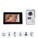 GloboStar® 86061 Σετ Θυροτηλεόρασης με Έγχρωμη Οθόνη Αφής 7" και Κάμερα 1080P HD & 4 Επαγωγικά Κλειδιά για Ηλεκτρονικές Κλειδαριές - Μαύρο - Ασημί