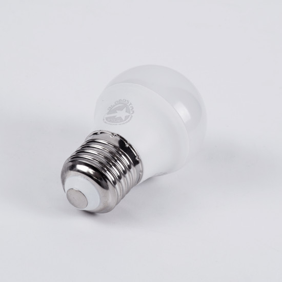 GloboStar® 60022 Λάμπα LED E27 G45 Γλομπάκι 6W 582lm 260° AC 220-240V IP20 Φ4.5 x Υ7.8cm Φυσικό Λευκό 4500K - 3 Years Warranty