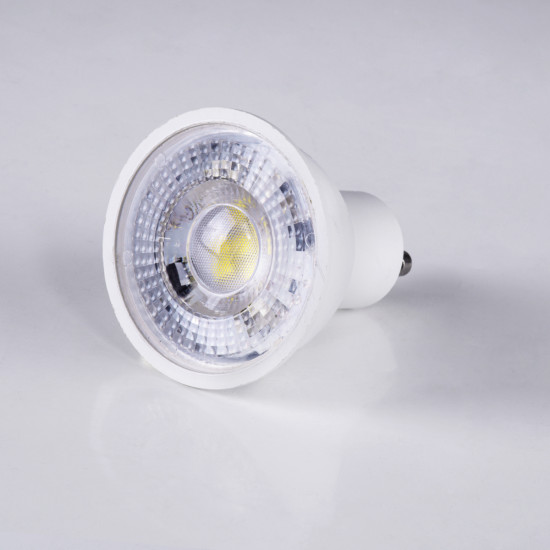 GloboStar® 60117 Σποτ LED GU10 MR16 7W 770lm 38° AC 220-240V IP20 Φ5 x Υ5.2cm Ψυχρό Λευκό 6000K - 3 Years Warranty