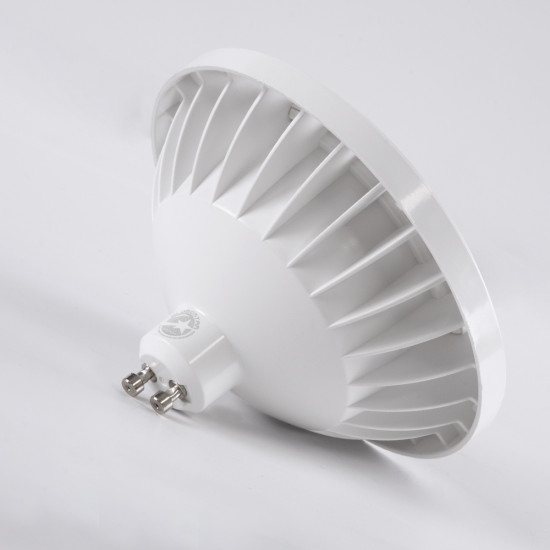 GloboStar® 60125 Σποτ LED GU10 AR111 12W 1128lm 36° AC 220-240V IP20 Φ11 x Υ6.6cm Θερμό Λευκό 2700K - 3 Χρόνια Εγγύηση