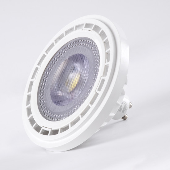 GloboStar® 60126 Σποτ LED GU10 AR111 15W 1500lm 12° AC 220-240V IP20 Φ11 x Υ6.6cm Ψυχρό Λευκό 6000K - 3 Χρόνια Εγγύηση